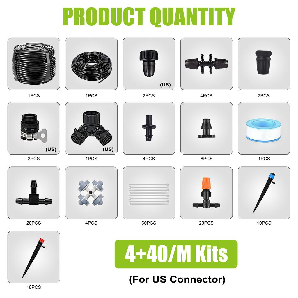 1Sets Watering Garden Hose 4/7mm 8/11mm PVC Micro Drip Irrigation Tube Sprinkler Pipe Greenhouse Irrigating System