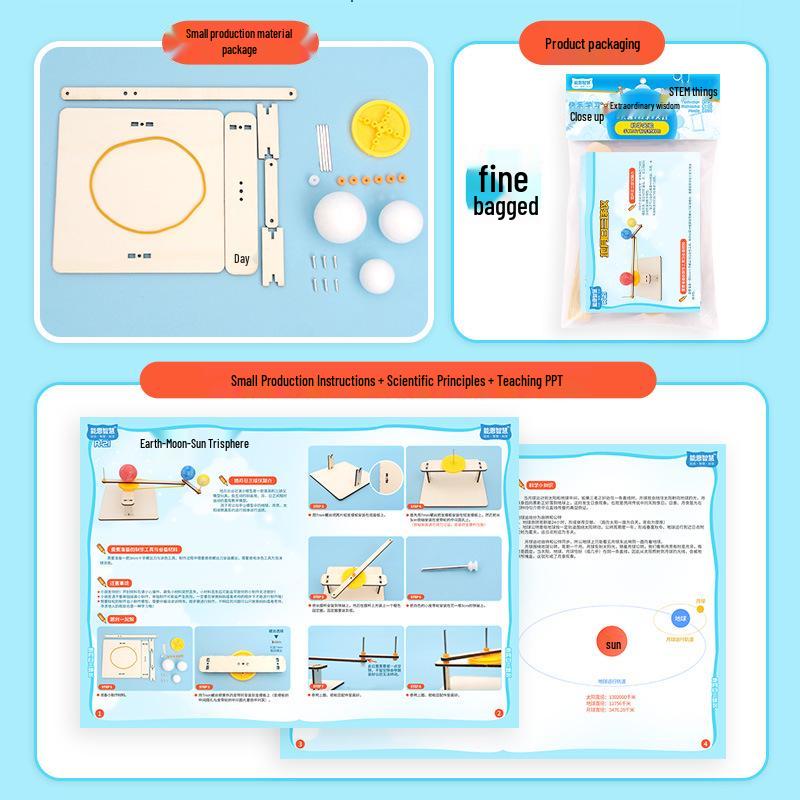 DIY Earth-Moon-Sun Model: Creative Teaching Kit for Elementary Students