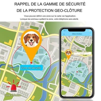 4G GPS Hundehalsband Echtzeit-Tracking Anti-Flucht-Alarm
