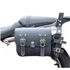 Qianjiang Flash 350 Motorcycle Bumper Canvas Side Bag & Rear Rack