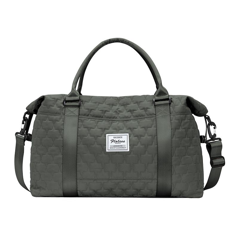 

Large Duffle Tote Bag Weekender Carry On Overnight Bags For Women Travel With Trolley Sleeve Wet Pocket, Sports Tote Gym Bag зелёный