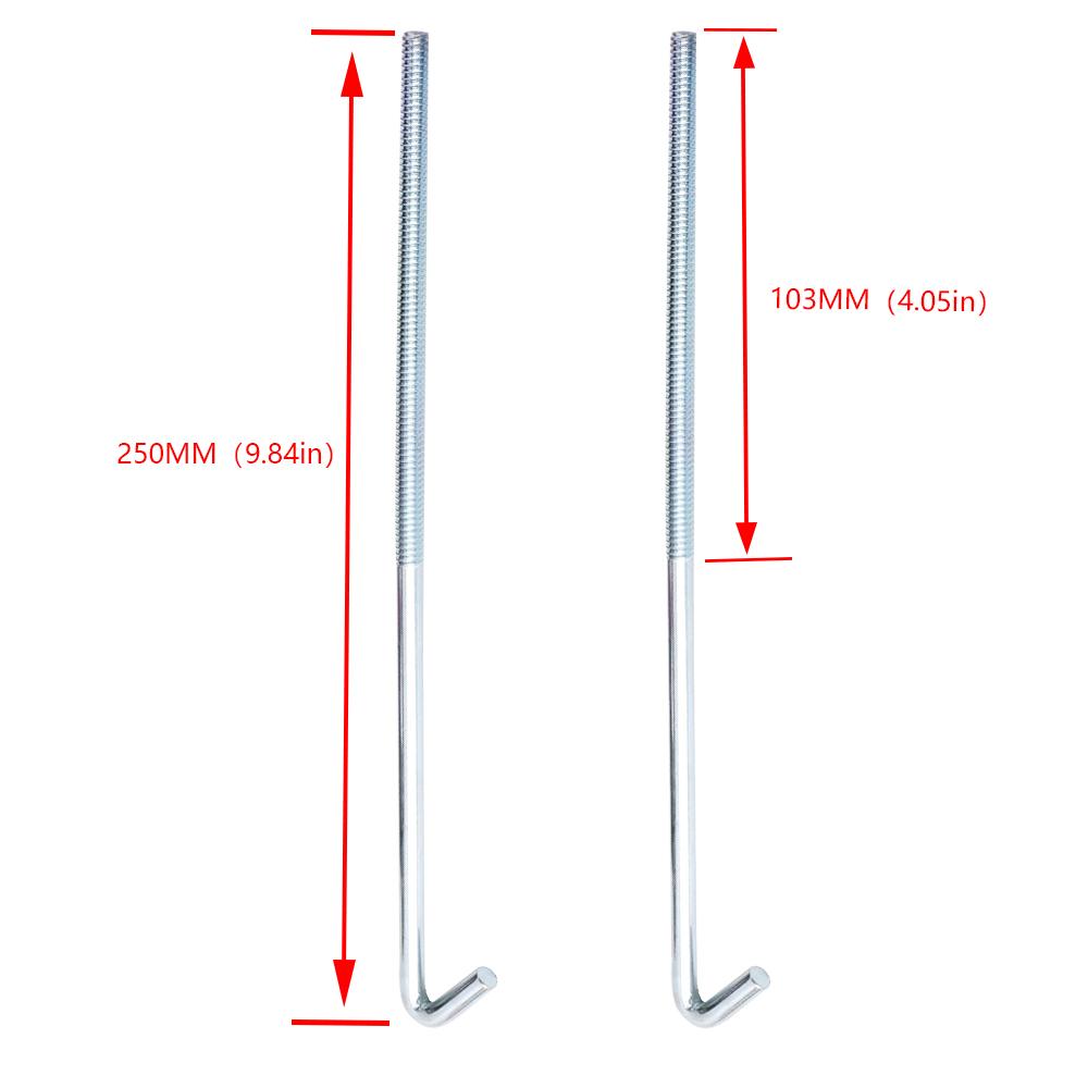 218mm/190mm Aluminium Universal Batterie Auto Batterie Tie Down Halterung Halterung Brace Bar für Honda Civic EK