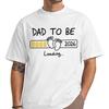 2026 Dad To Be Loading TShirt Cute Baby Feet Progress Bar Print New Father Announceunisext Summer Loose Cotton Short Sleeve Tee