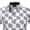 ANEW GOLF W Logo Pattern Short T-Shirt_Wh