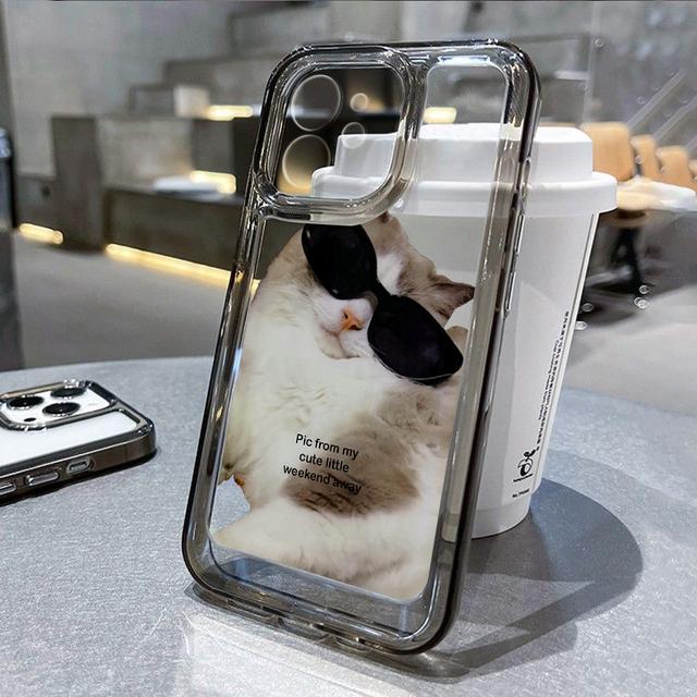 

Милый прозрачный чехол для телефона Rubbit для Iphone 12 13 11 14 Pro Max 7 8 Plus Xs Max X Xr Se 2020 2022 Мягкая задняя крышка с кристаллами и абстрактной принтом For iPhone 14Pro Max