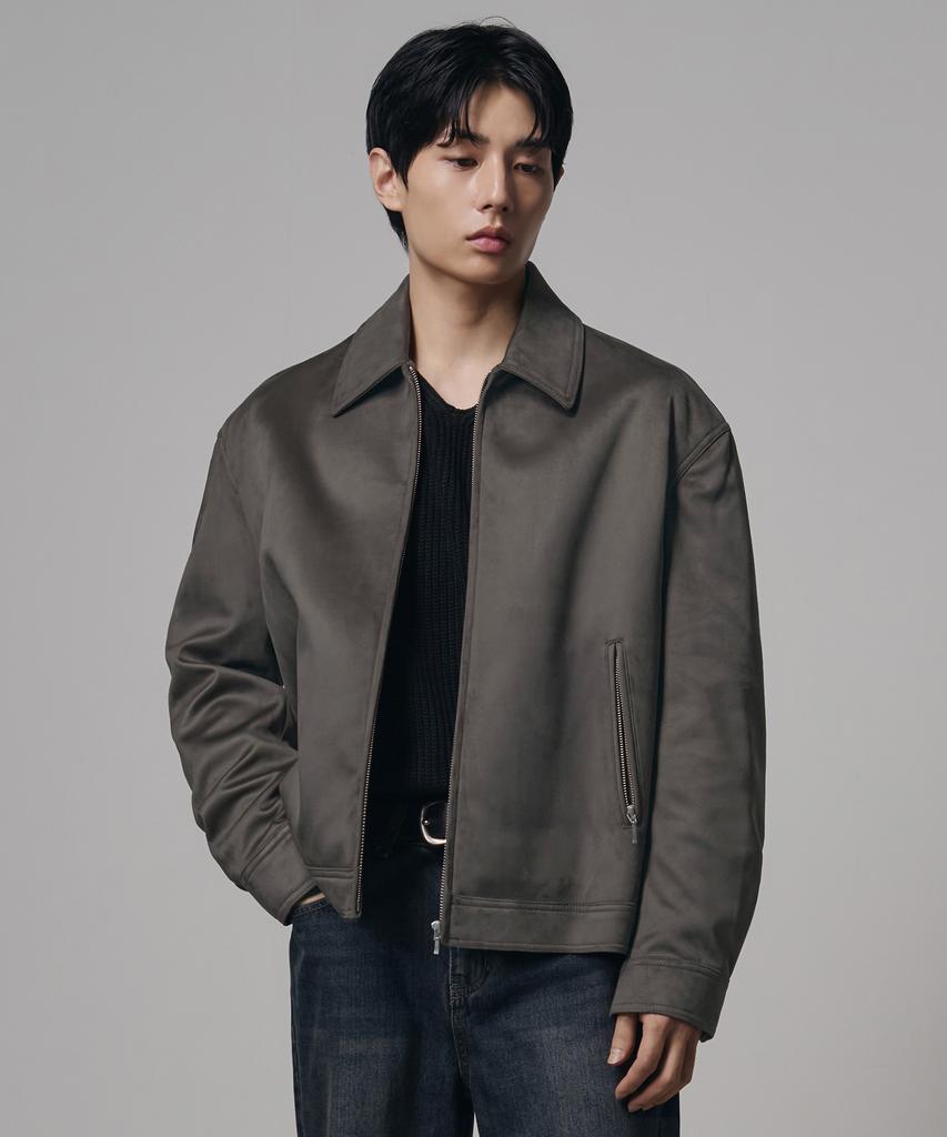 Draw Fit Re-Edition Suede Jacket [Grey]