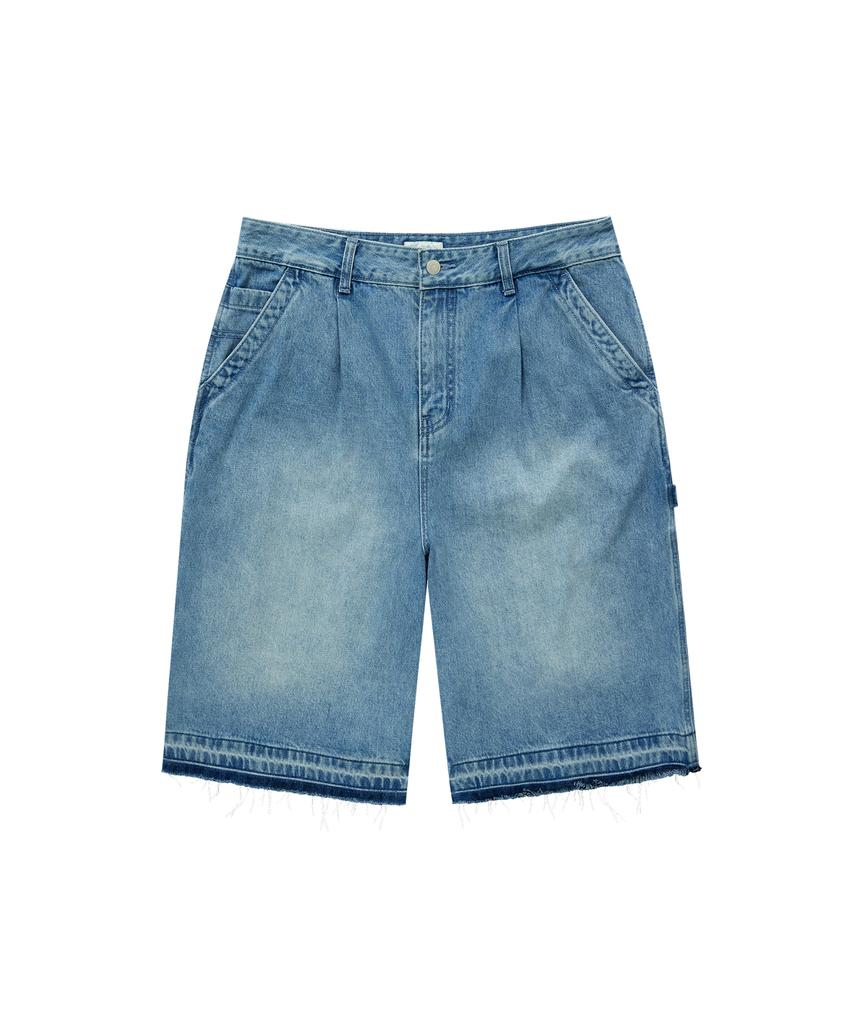 COVERNAT Ringsa Bermuda Denim Shorts Blue