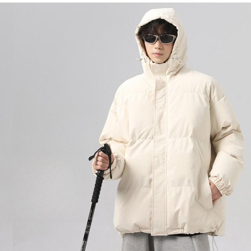 Cotton Clothing Men and Women with The Same Paragraph Winter Loose Hooded Waterproof Cotton Jacket Cotton Jacket Couples Coat Warm Winter Thickening