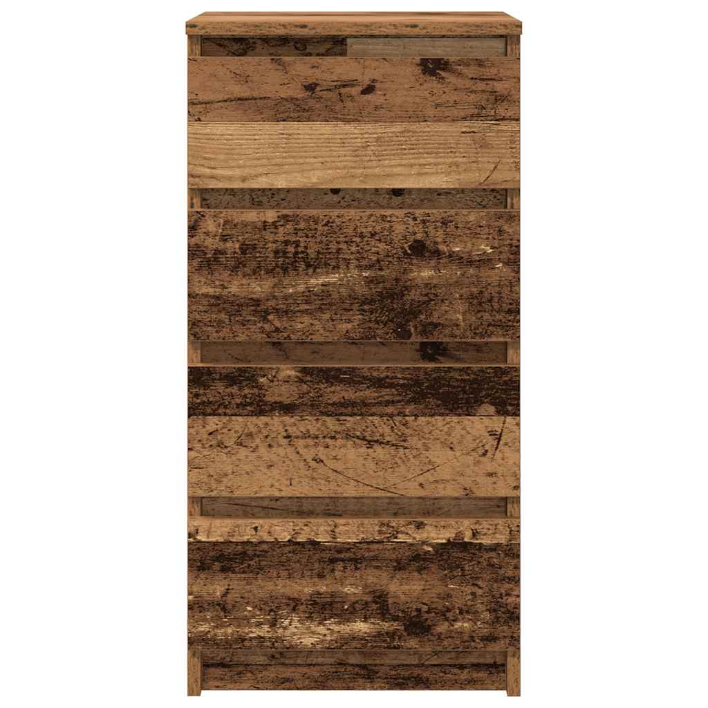Sideboard with Rustic Wood Look 37.5 x 35 x 76 cm Engineered Wood