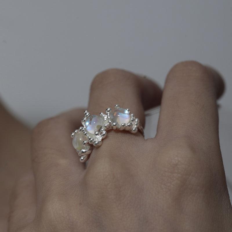 Fashionable 925 Sterling Silver Colored Zirconia Ring For Women In Modern Geometric Style Perfect For Any Occasion