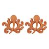 2pcs Creative Design Octopus Brooches Pin Multifunctional Animal Brooch Pin  For Sweaters