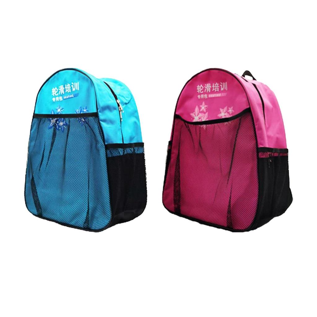 Roller Skates Backpack Roller Skating Accessories Adjustable Shoulder Strap Durable Inline Skates Bag for Ice Hockey Skate
