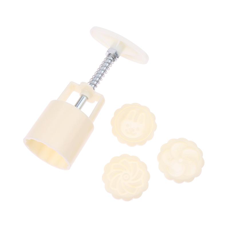 Sakura Mooncake Mold Mid-Autumn Festival Hand-Pressure Flower Moon Cake Mould Diy Hand Mooncake Pressure Fondant Decoration Tool