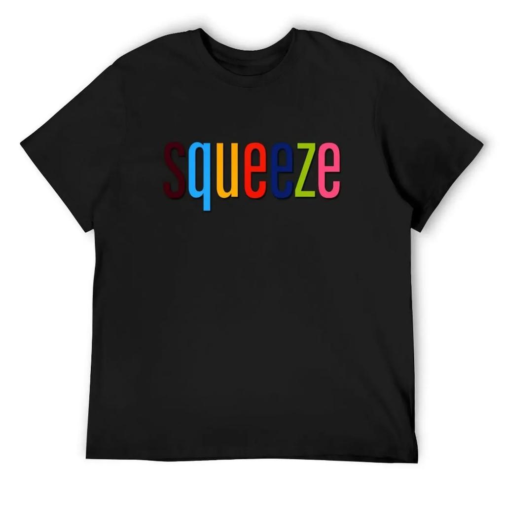 Squeeze logo T-Shirt graphic t shirts customs oversized graphic tee shirts graphic tee men