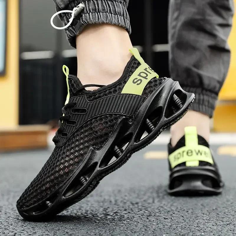 Adult Large Size 46 Men's Shoes Casual Sneakers Light Breathable Shoes Mesh Tenis Outdoor Manhood Sneakers Mens Free Shipping