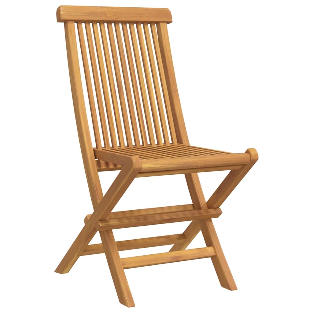 vidaXL Garten Essgruppe 7 Stk. Braun Massivholz Teak