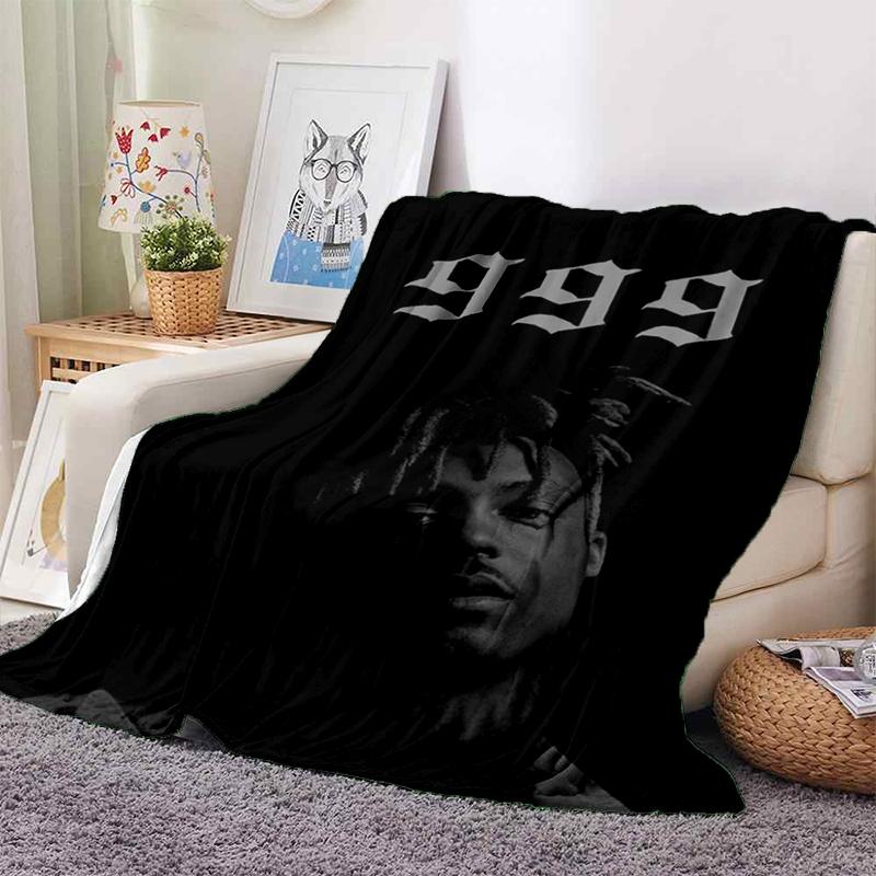 

HOT Juice WRLD 999 3D Legend Rapper Star Soft Plush Blanket,Flannel Throw Blanket for Living Room Bedroom Picnic Bed Sofa Cover 75x90cm