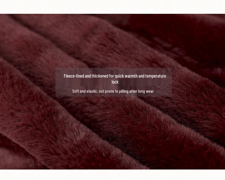 Women's 2024 Winter Hooded Fleece-Lined Parka, Plus Size, Casual, Thick Cotton Coat for Middle-Aged Moms