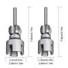 PVC Pipe Threading Tool Electric Pipe Threader External Internal 1/2 & 3/4 Dies Cutter for Home Repair Water Tube Hose Wood