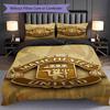Glory Manchesters Emblematic Pride Three-piece set (1 * duvet cover + 2 * pillowcase, without core) 2D Flat Christmas birthday gift