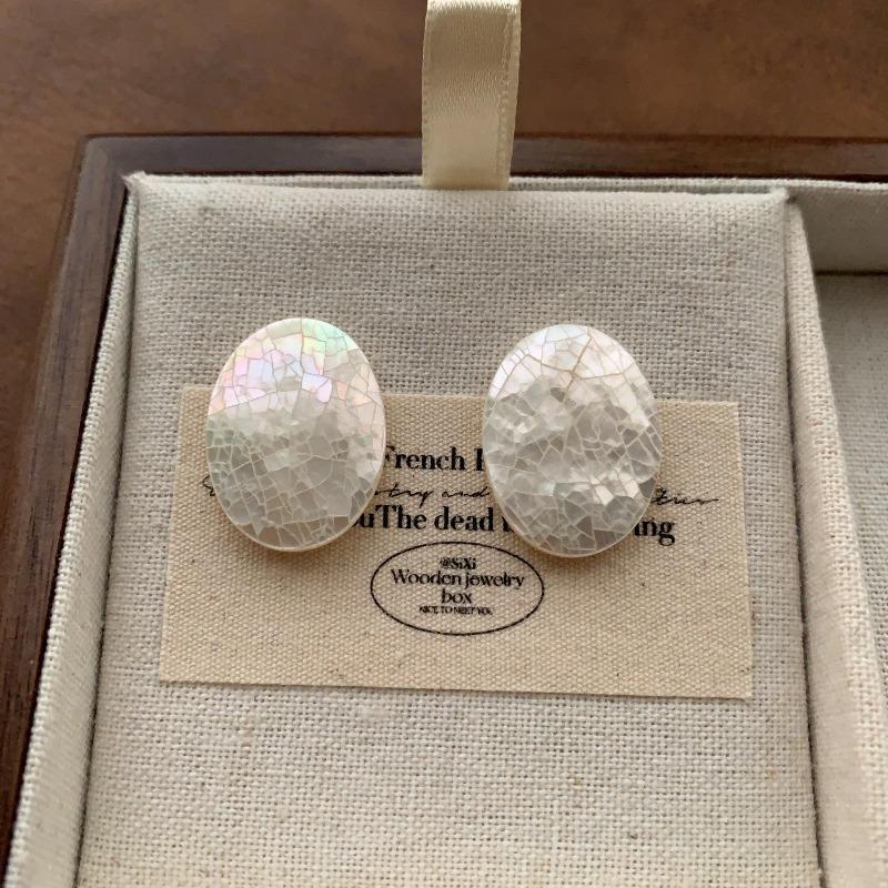 Natural Symphony Texture Love Shell Earrings Earrings Women S Gentle Romance Niche High Sense Fashion Versatile