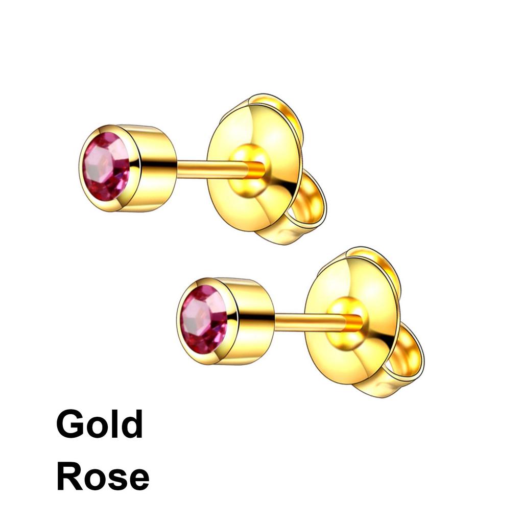 Anti-sensitive Rustproof Ear Piercing Earrings Stainless Steel Stud Earrings Ear Piercing Stud