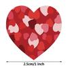500 Pcs Multipurpose Heart Labels Valentine's Day Stickers Gift Wrapping Tags