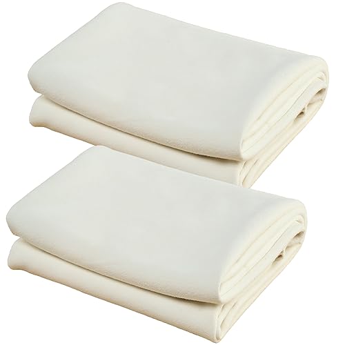 

BloomSesame Натуральная замшевая ткань для мытья автомобиля, замшевая салфетка, обычная форма 40 см x 65 см, 2 штуки