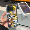 Clear Square Back Tube Case Protection For iPhone 14 Pro Max 13 11 16 ProMax 15 Plus 12 Anti-Oxygen,Cartoon Anime Pattern Casing