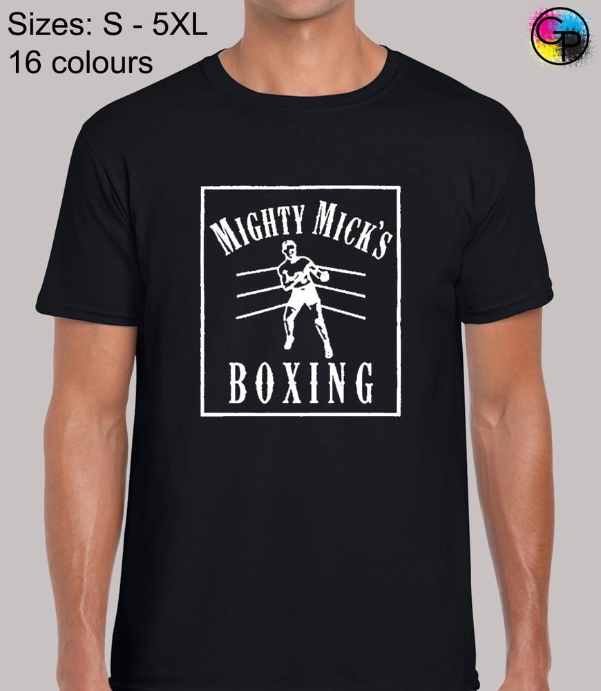 

Mighty Micks Boxing Classic Boxing Rocky Cool Novelty T-Shirt Top for Men S