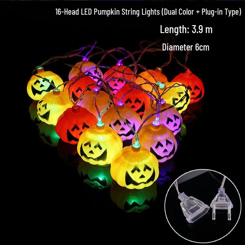 Halloween Pumpkin Lantern String Lights for Party & Bar Decorations