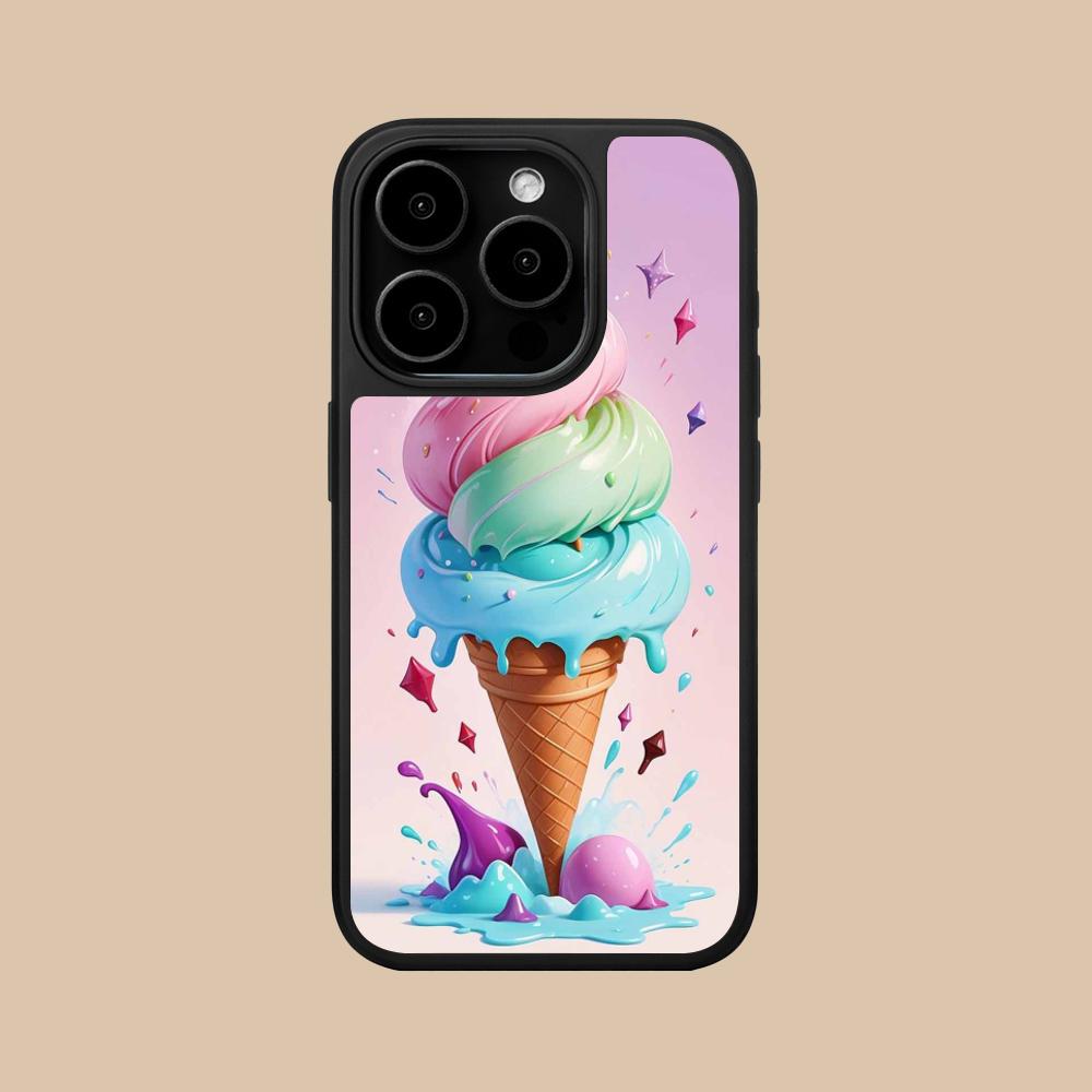 Milkshake Icecream Mobile Phone Case for iPhone 17 16 15 14 13 12 11 Air Pro Max Plus Matte Surface Colorful Cover Luxury Pretty