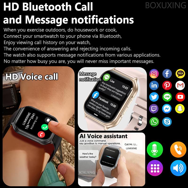 New Bip 6 Pro Sports Smart Watch Men IP68 Waterproof Built-in 24H Heart Rate GPS Track 700 mAh Battery Smart BT Call Watch Women
