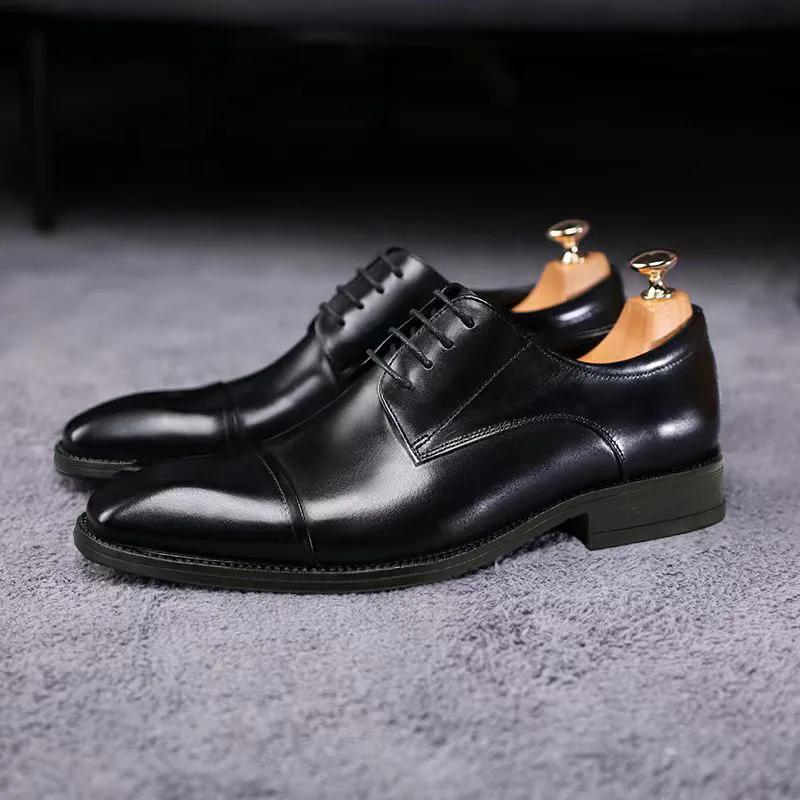 Pantofi Formale de Afaceri din Piele Neagră Pantofi de Modă pentru Bărbați Pantofi Casual de Gală Pantofi Oxford Formali Italieni Clasici Pentru Bărbați Zapatos Hombre