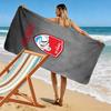 Zakho Sport Club Print Beach Towel, Large Soft Quick Dry Towel for Beach Camping Swimming
