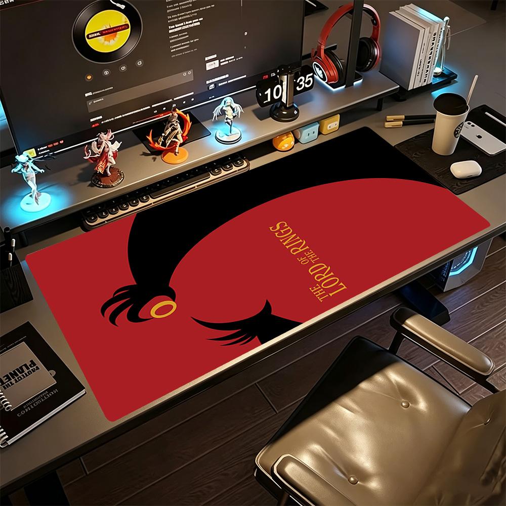 Lord Rings Gaming Mouse Pad Desk Mat Desktop Mouse Pad Non-Slip Rubber Base Office Desk Accessory