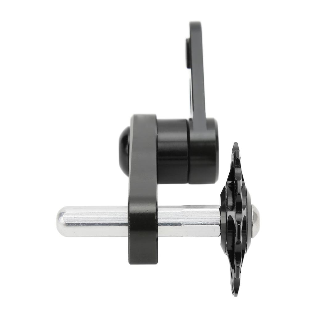 Single Speed Chain Tensioner Aluminum Alloy Folding Bike Chain Stabilizer Bike Chain Tensioner for Single Speed Folding Bike Black