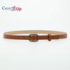 Cintura Sottile Decorativa Quadrata Dorata Retro per Vita con Abito Cintura Donna