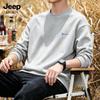 JEEP SPIRIT Men's Loose Fit Graphic Pullover Sweatshirt