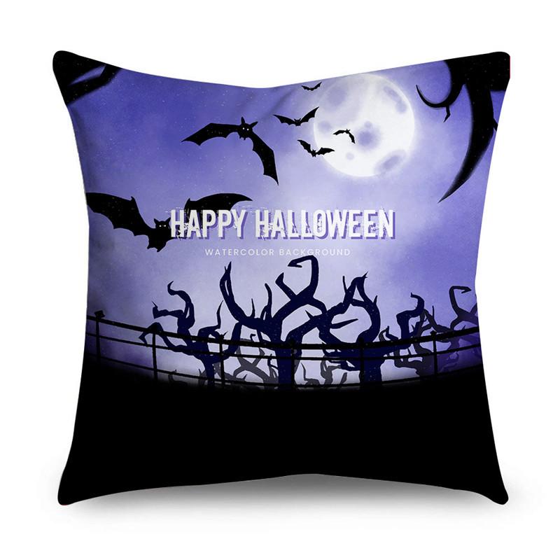 Halloween Easter Happy Print Pattern Cushion Cover Home Living Room Sofa Decoration Cushion Cover Pillow Cover