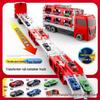 Transforming Toy Truck Car Model with Launching & Storage Features for Kids Aged 3-6