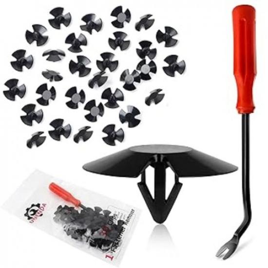 

30pcs Hood ulation Retainers with Fastener Remover - Replace OEM 4878883AA