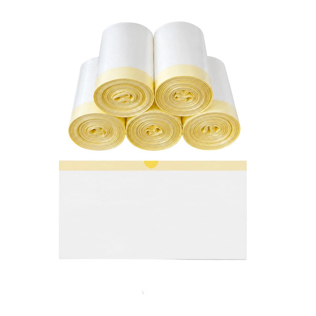 Drawstring Closure Cat Litter Bags Roll Disposable Waste Bags for Pet Litter Box Cleaning and Household Trash Disposal
