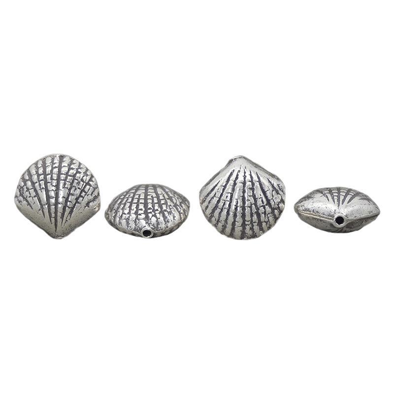 Handmade Thai Silver Ethnic Shell Beads Bracelet Trendy Jewelry