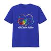 Alle Krebsarten Bewusstseinsbänder Welttag Damen T-Shirt vintage Gewaschen Dehnbar Grafikdesigner Kleidung Weich Atmungsaktiv