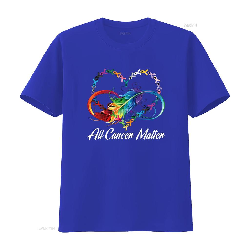 Alle Krebsarten Bewusstseinsbänder Welttag Damen T-Shirt vintage Gewaschen Dehnbar Grafikdesigner Kleidung Weich Atmungsaktiv