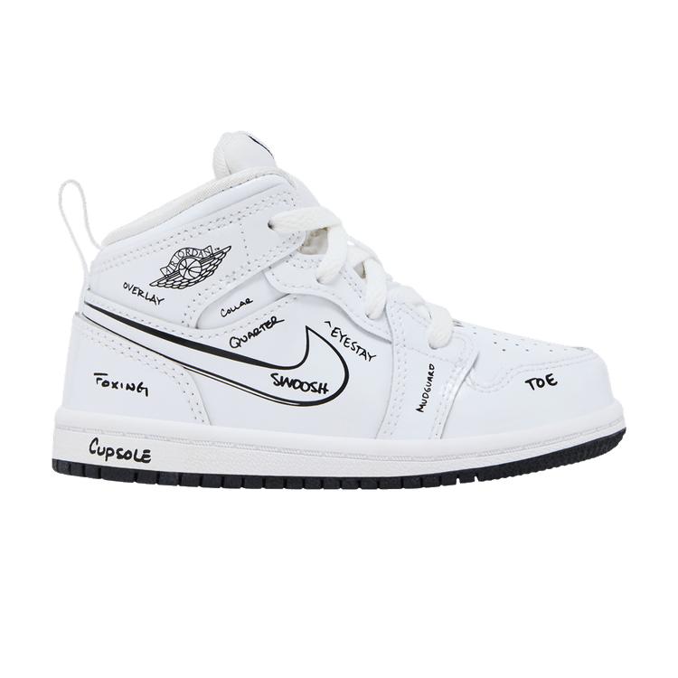 Air Jordan 1 Mid TD Schematic 23.5