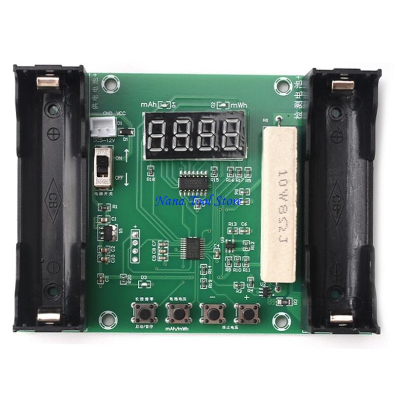31GJ Independent Charging 18650 Battery Tester Automatic Mode 9 Charges Discharge Cycles