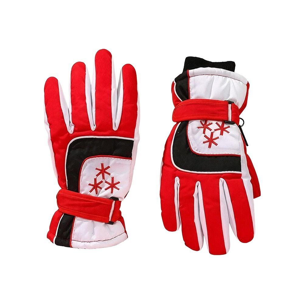 Waterproof Children Ski Gloves Non-slip Kids Winter Mittens Fashion Snow Gloves  Winter