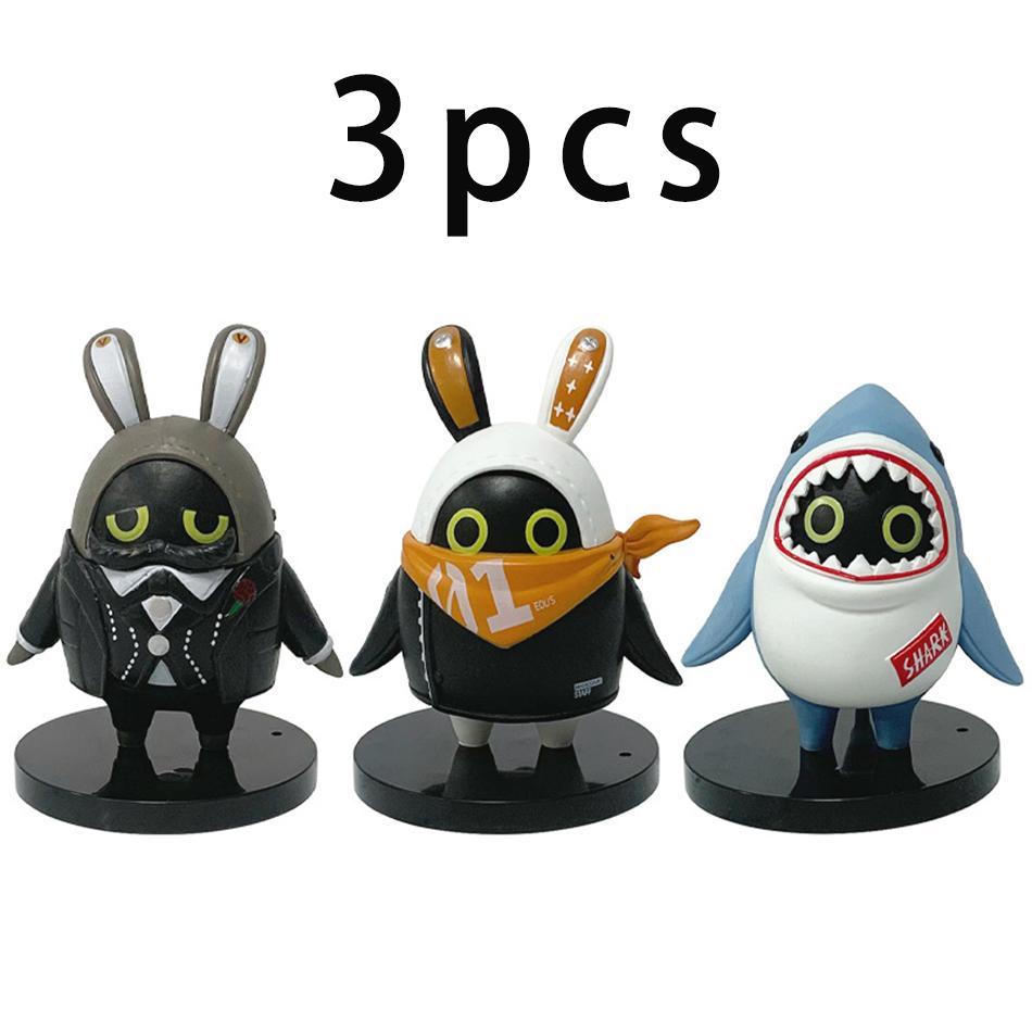 Zenless Zone Zero Anime Zabawka ZZZ Bangboo EOUS Rekinooki Gra Uroczy Bangboo Gadżet Kawaii Figurki PVC Zabawka Prezenty Dla Dziecka